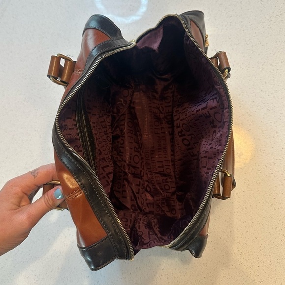 Vintage Genuine Black and Brown Giorgio Fiorelli Leather Purse/Bag - Picture 6 of 12